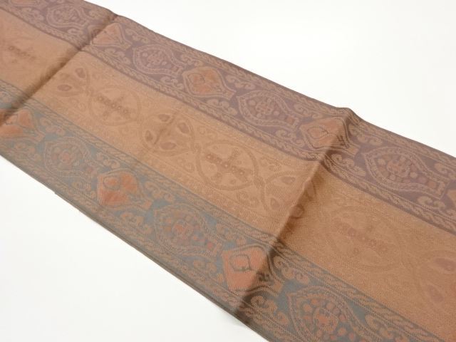 JAPANESE NAGOYA OBI / WOVEN ABSTRACT & STRIPE